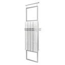 Telescope prezenter, 2 panela s 8 cijevi (144), 900x1800-4500 mm