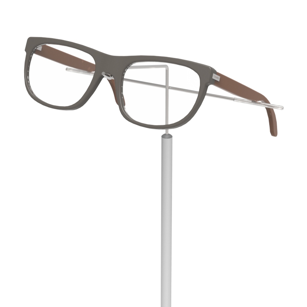 Teleskopska šipka s nosačem okvira za izloge, stojeći