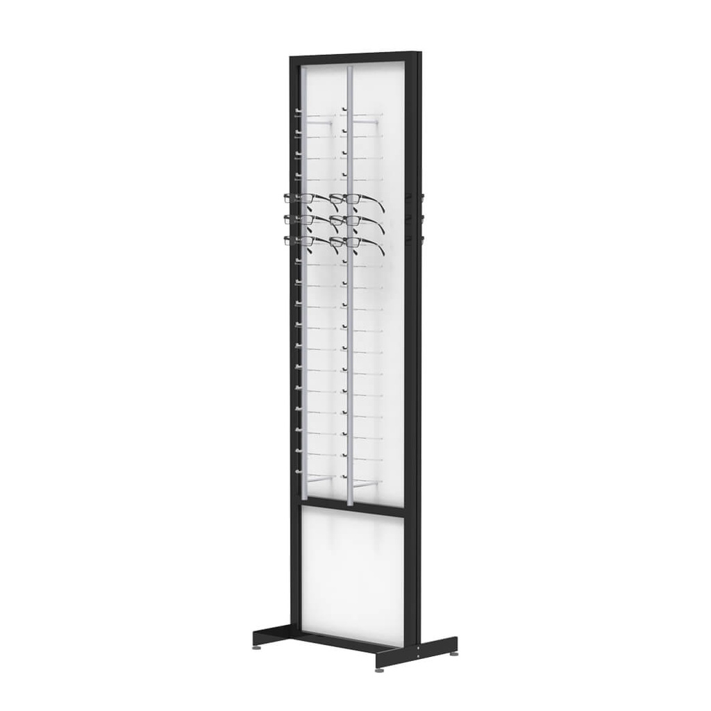 Expositor FS, placa giratoria con barras con cerradura