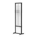 FS display, 2-sided fixed plate with open rods