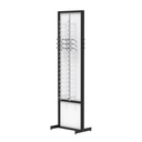 FS display, 2-sided fixed plate with lockable rods