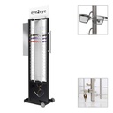 Présentoir FS, base FW2, plaque tournante avec 4 tiges (72), 560x2000x470 mm