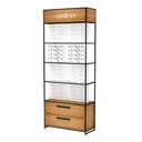 STK Multi Pin FS display, top cap, 128 pins (128), cabinet, 930x2300x400 mm