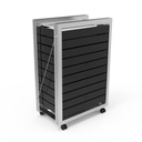 Armario carrito, 10 bandejas (150), 556x834x330 mm