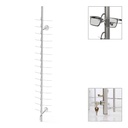 Barra RR bloqueable, 15 monturas, 1221 mm (70 mm)