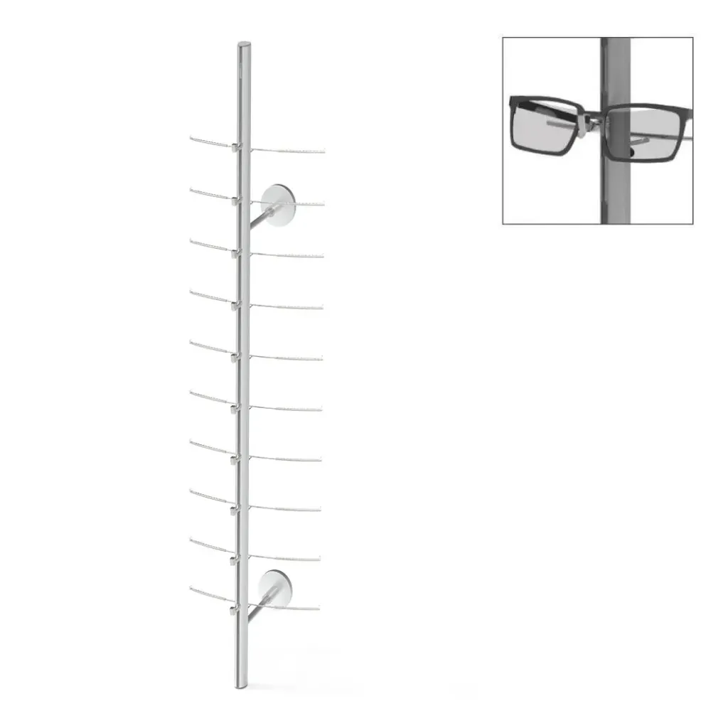[RR10.O aluminium] Asta RR aperta, 10 montature, 871 mm (70 mm) (asta in alluminio)