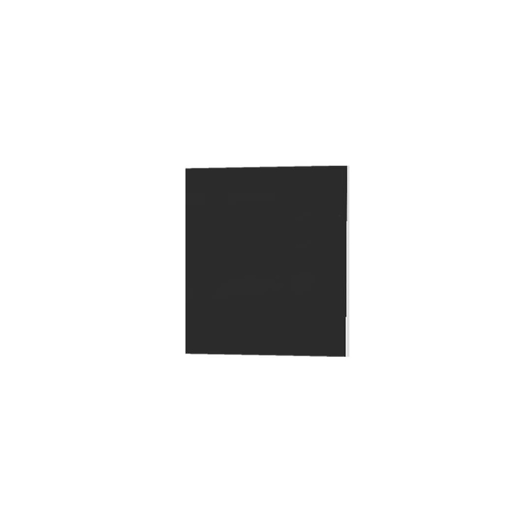 [STK.BSP.K2.A3 black] Pannello posteriore KUBO, 170x170 mm, 4 magneti inclusi (acrilico nero opaco)