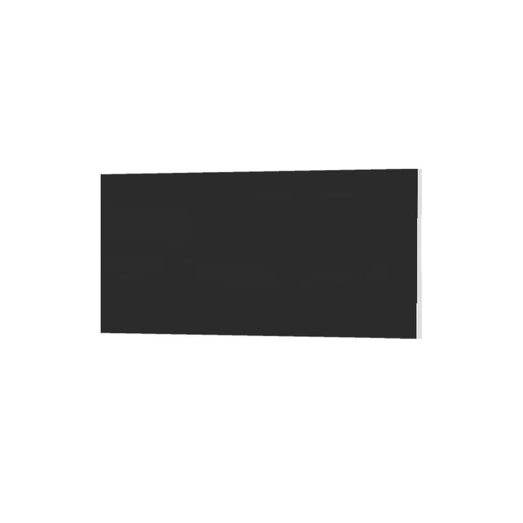 [STK.BSP.K4.A3 black] KUBO back panel, 370x170 mm, 4 magnets incl. (acrylic black matte)