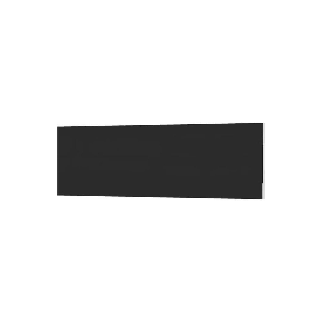 [STK.BSP.K6.A3 black] KUBO back panel, 570x170 mm, 4 magnets incl. (acrylic black matte)