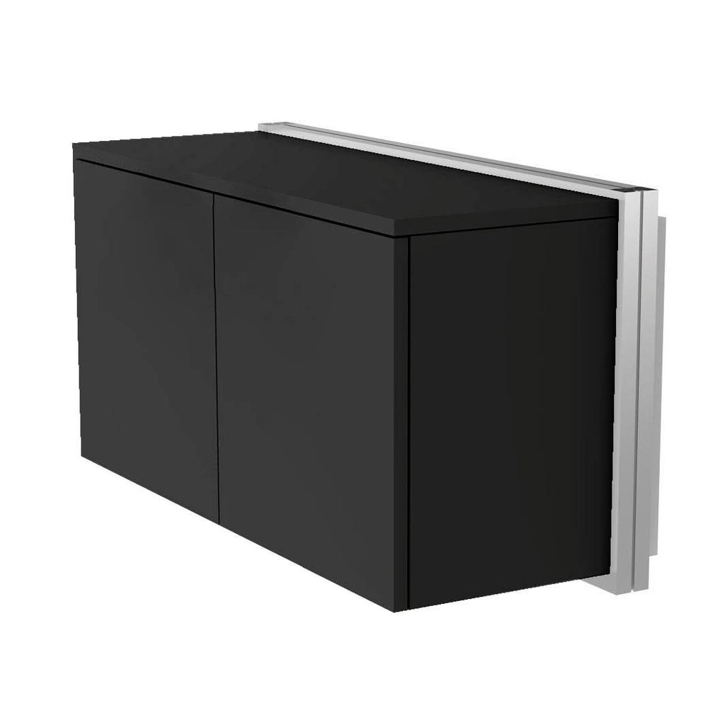 Wall cabinet, 2 doors, tip-on opening, soft-close