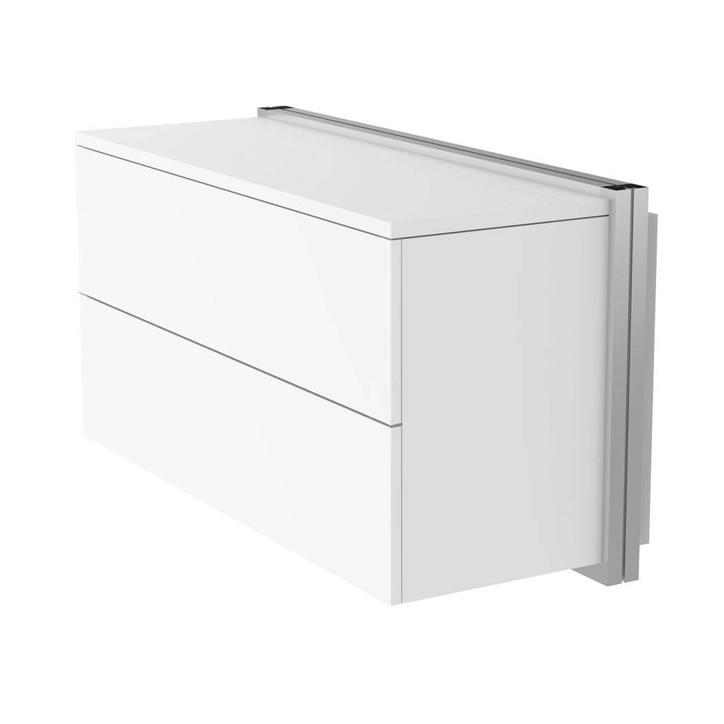 Wandschrank, 2 Tiefe Schubladen, Push‑System