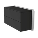 Wandschrank, 2 tiefe Schubladen, Tip-On-Öffnung, Soft-Close