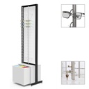 FS display, 2-sided fixed plate, 4 rods (72 frames), 1 drawer (120 cases),552x1980x400 mm