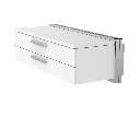 Wandschrank, 2 flache Schubladen mit Griffen, Soft-Close