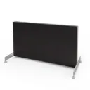 Schaufensterständer, Aluminium-Basis, Acrylplatten, 900x500 mm