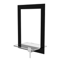 Marco decorativo con estante (3), rectangular, independiente