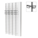 RR wall display, 4 open rods (72 frames), 900x1500x280 mm