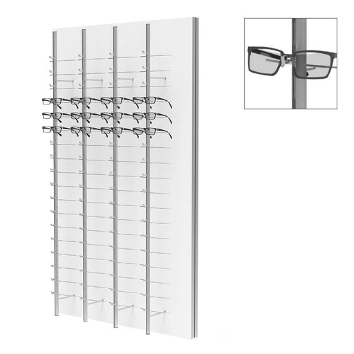 RR wall display, 4 open rods (72), 900x1500x280 mm