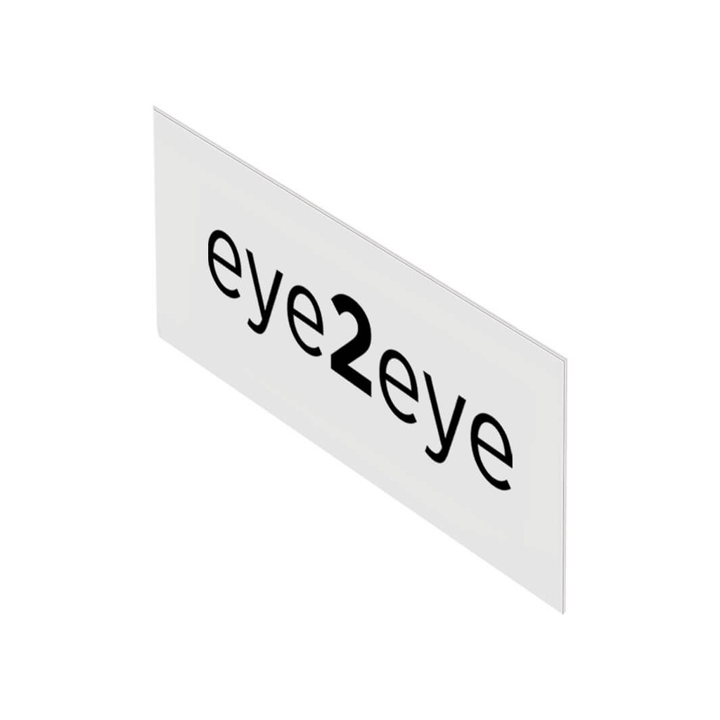Magnetic stripe with print for logo holder, 120x50 mm