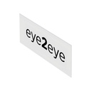 Bande magnétique imprimée pour porte-logo, 120x50 mm