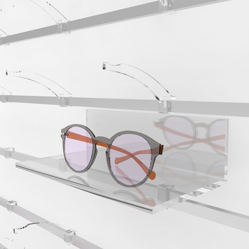 [A.CL.S / CL.S] Clear Look shelf, acrylic, 140x80 mm