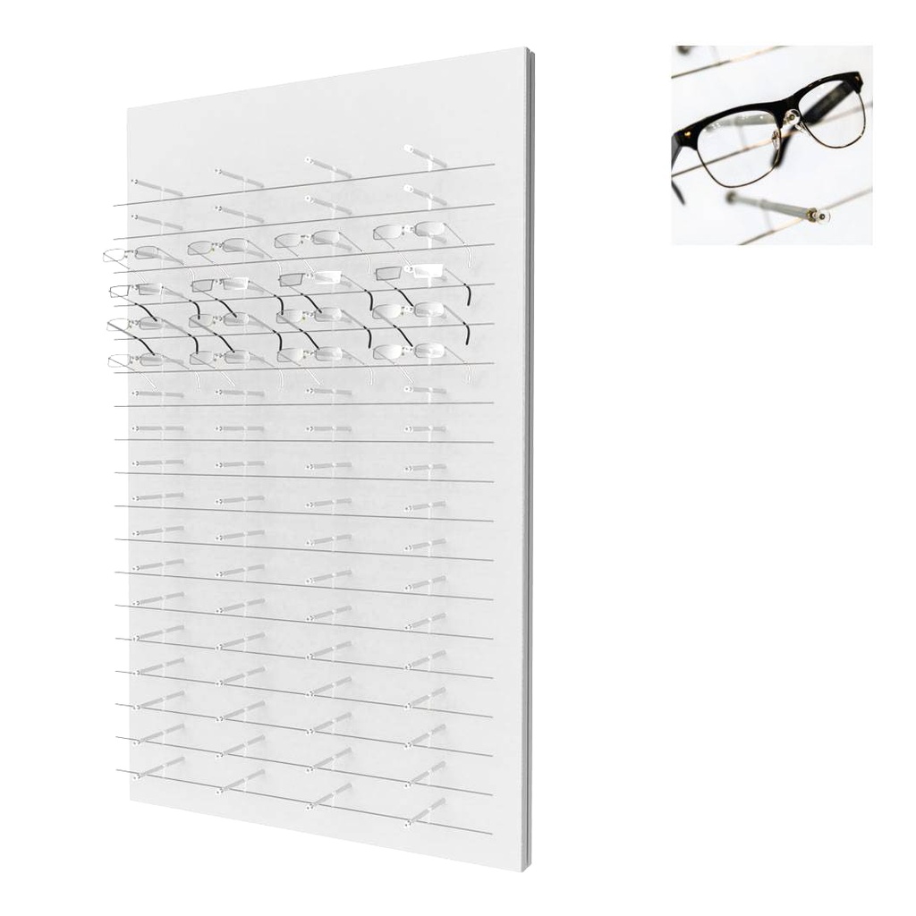 Multi Pin Wandpräsenter, 18 Drähte (72 Fassungen), 900x1500x280 mm