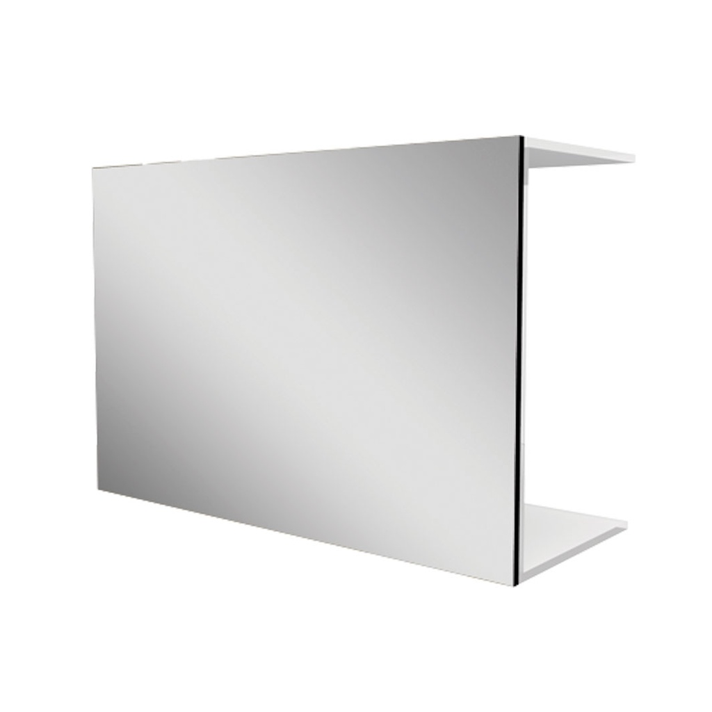 [A.QS.MS / QS.MS] Espejo pequeño Quadro, para estante, acrílico