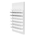 Vivida Single Lock Wandpräsenter, 7 LED Ablagen, Kantenbeleuchtung, abschließbare Brillenhalter