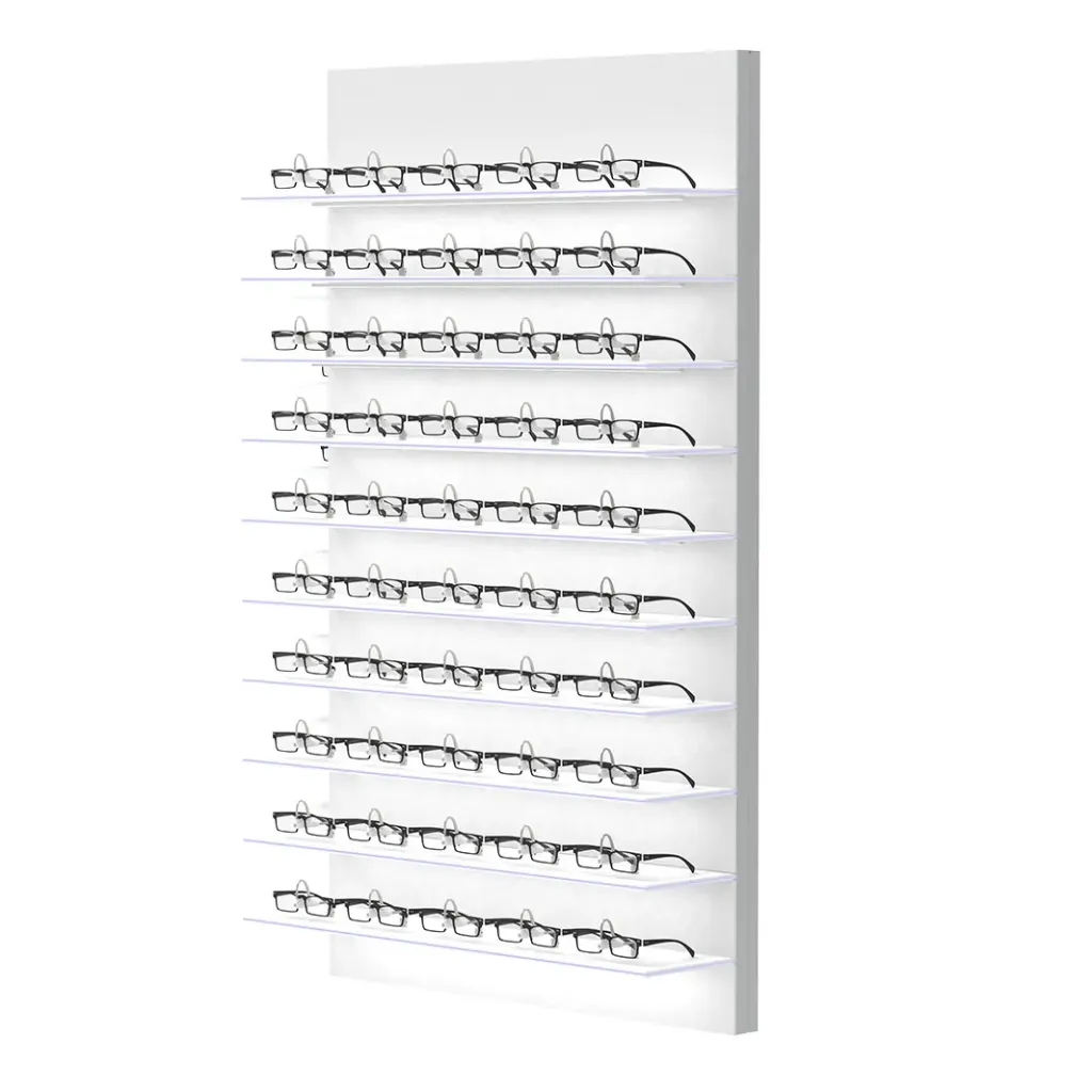Vivida Single Lock zidni prezenter, 10 LED polica, rubno osvjetljenje