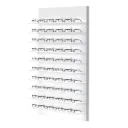 Vivida Single Lock wall display, 10 LED shelves, edge lighting