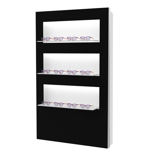 Espositore a parete Dekora, 3 ripiani