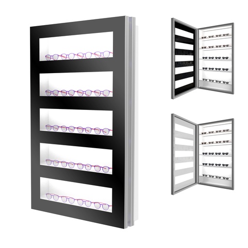 Vitrina s vratima, policama, 900x1500x350 mm