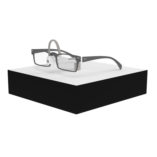 Mensola LED Stripe con chiusura singola, fondo magnetico, 200x200x50 mm