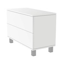 FS Schrank mit 2 tiefen Schubladen, Tip-On-Öffnung, Soft-Close