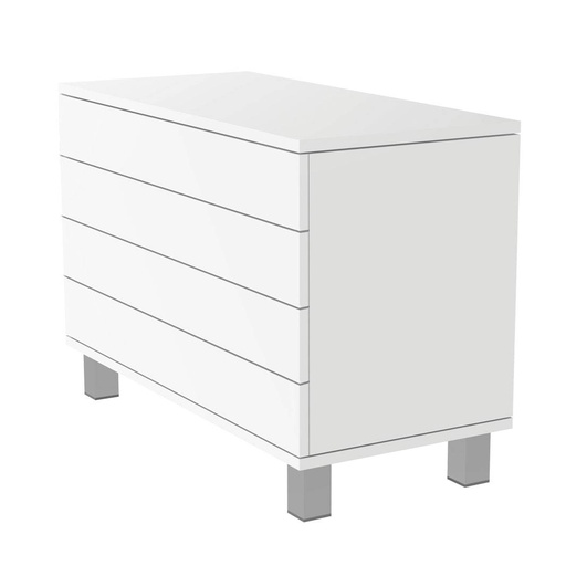 Armoire FS avec 4 tiroirs, ouverture tip-on, fermeture douce