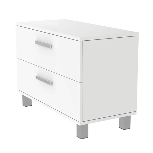 FS cabinet, 2 deep drawers with handles, soft-close