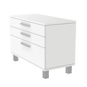 FS cabinet, 3 drawers with handles, soft-close