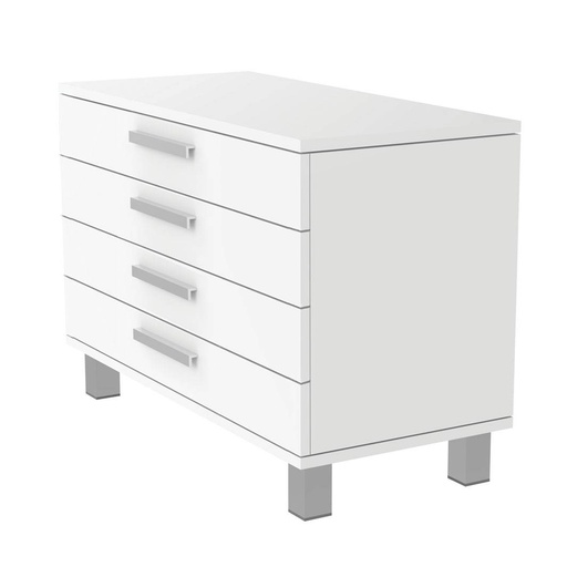 FS cabinet, 4 drawers with handles, soft-close