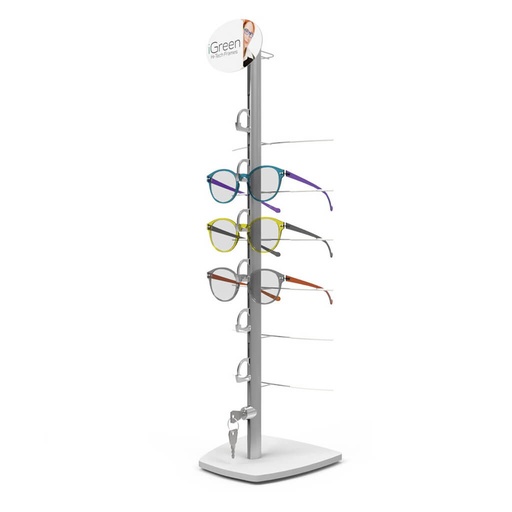 Tisch-Präsenter mit 1 RR6 Stange (6), 197x620 mm