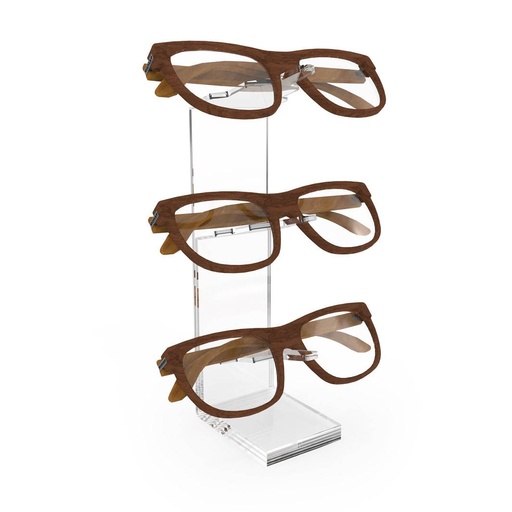 Porte-monture DUAL, polycarbonate transparent