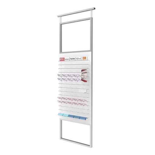 Telescope prezenter, 1 panel s 15 šipkica (75), 900x1800-4500 mm