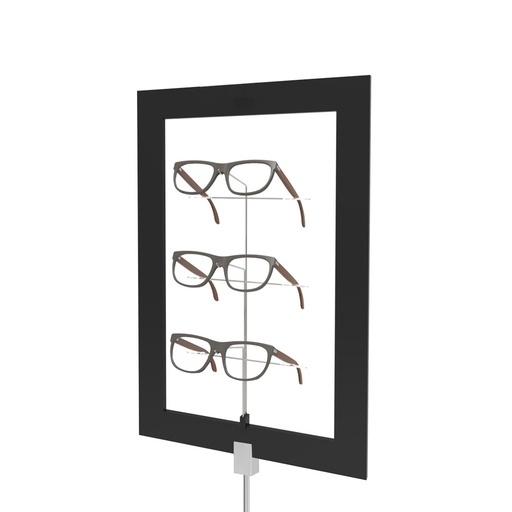 Deco frame for shop windows (3), rectangular, standing