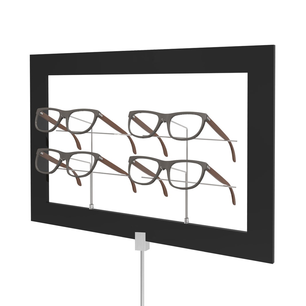 Deco frame for shop windows (4), rectangular, standing