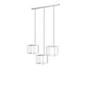 Sky Line Solo Präsenter, 3 LED-Stangen mit 3 LED-Acrylboxen, 1000x1600-4500 mm