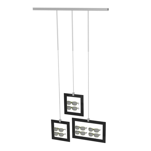 Sky Line Solo display, 3 deco frames with 8 frame holders, 1000x1600-4500 mm