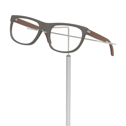 Teleskopska šipka s nosačem okvira za izloge, stojeći