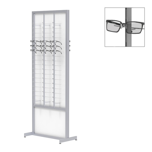 FS display, 2-sided fixed plate with open rods