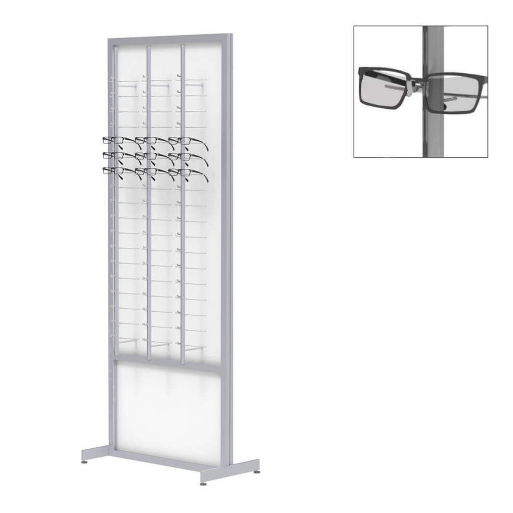 FS display, 1-sided fixed plate with open rods