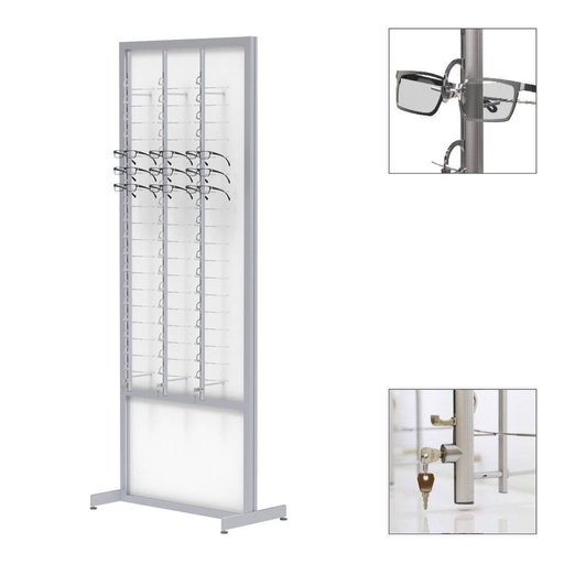 FS prezenter, jednostrana fiksna ploča, cijevi na zaključavanje