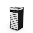 STK trolley cabinet, 10 trays (120), 405x905x405 mm